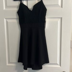 Black Lace Formal Dress NWT